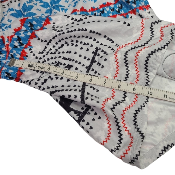 O’Neill Winter Sweater Print Red White & Blue Board Shorts Men's Size 38 EUC - Picture 13 of 13